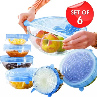 Silicone Food Covers 6pcs
