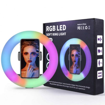 MJ33 RGB LED Soft Ring Light