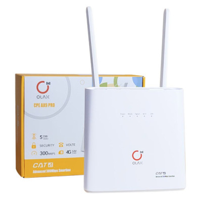 OLAX AX9 Pro 300mbps 4g router 4000mah battery wi-fi router with SMA antenna