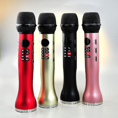 Karaoke L-598Wireless Microphone Handheld Bluetooth Speaker Singing Recording