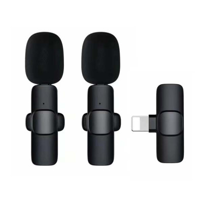 K9 Dual Wireless Microphone for Iphone and Android